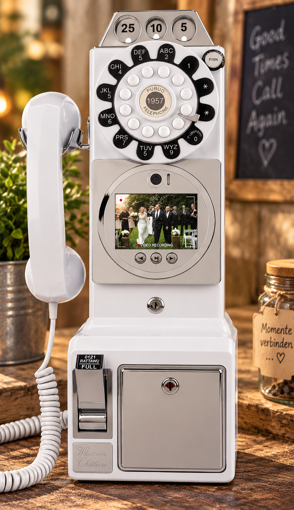 Videotelefon für individuelle Glückwünsche